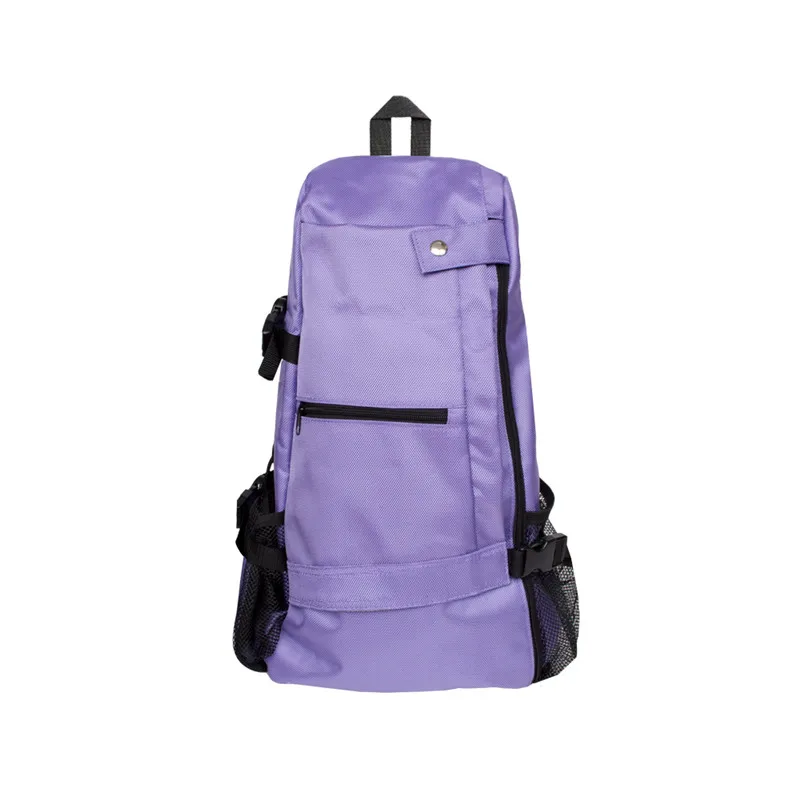 purple Спортивная сумка на одно плечо, рюкзак для мужчин и женщин, многофункциональный коврик для йоги, сумка для спорта, фитнеса, тренажерного зала, рюкзак для путешествий, Йога, рюкзак-подкладка чехол - Цвет: purple