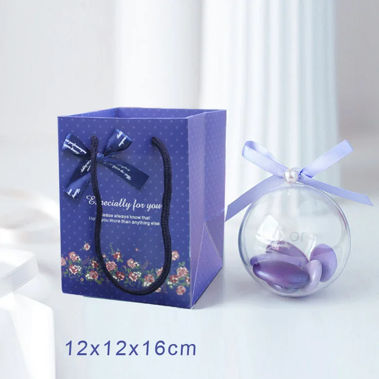 FANLUS Deluxe Красивые цветочные подарочные сумки с сердцем большие идеально подходят