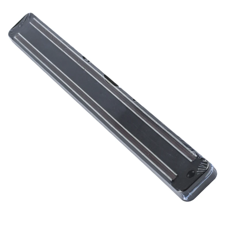 Magnetic knife holder wall-mounted black storage rack chef strip for metal knives bar block space saving tool | Дом и сад