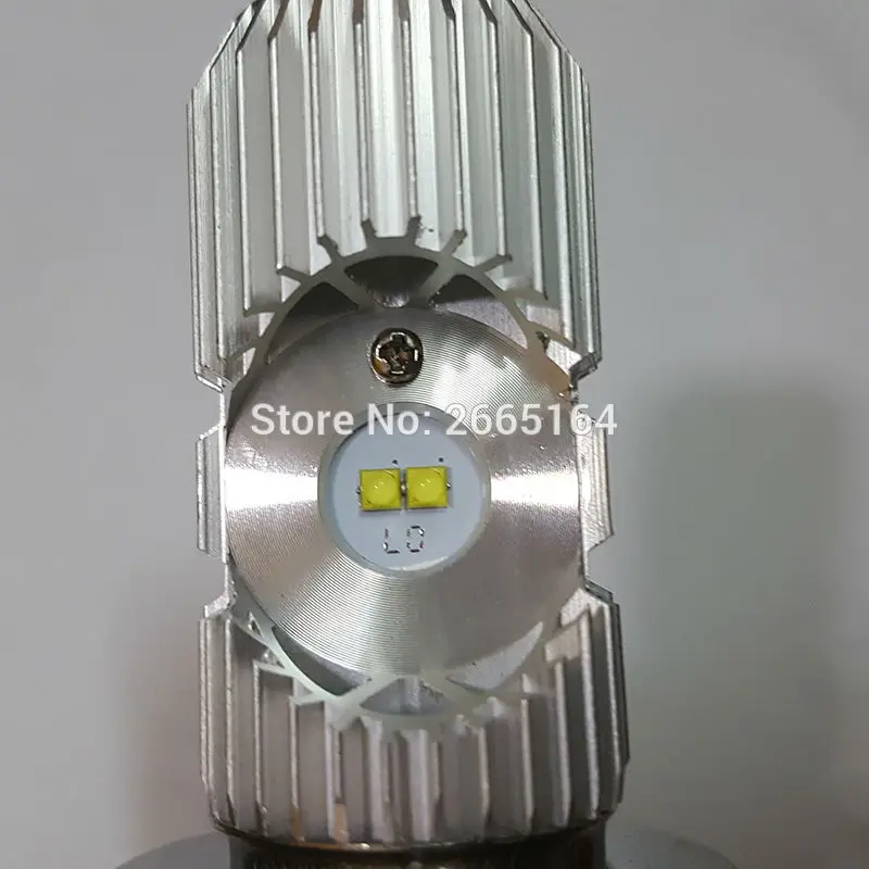 Безвентиляторный HS1 H4 светодиодный фонарь для мотоцикла Honda Suzuki Yamaha Kawasaki Vespa