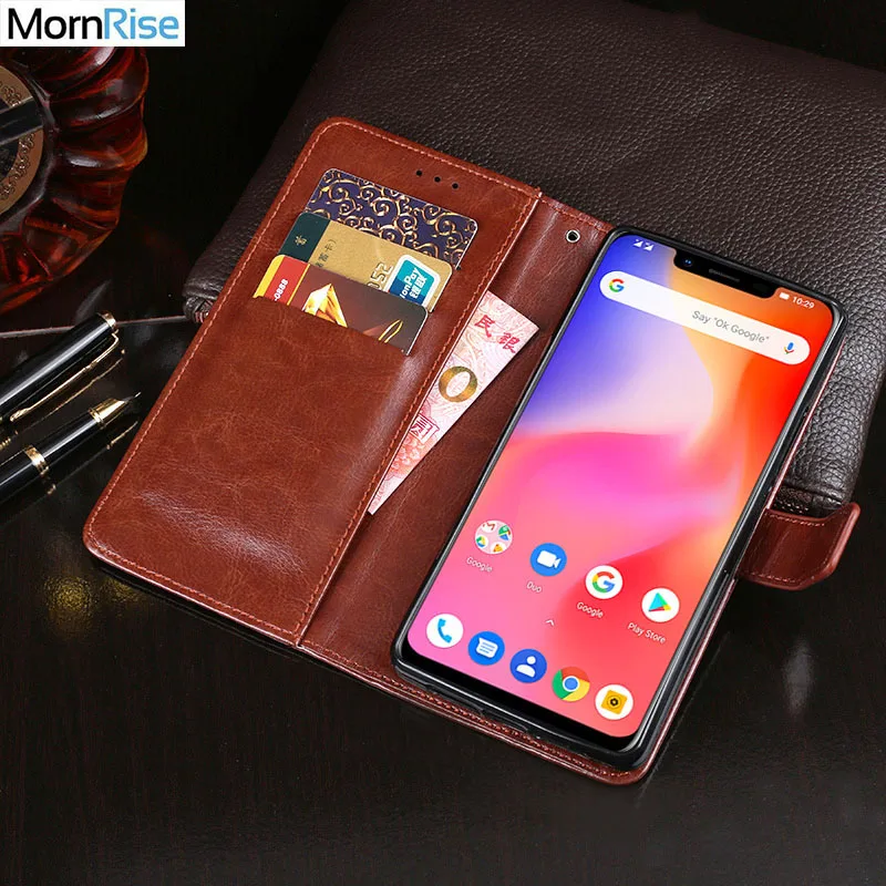 Роскошный винтажный флип чехол из искусственной кожи для Ulefone S10 Pro кошелек с