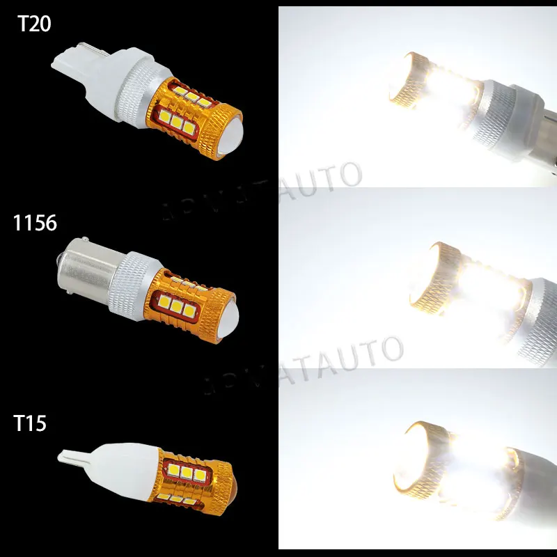 

2x Canbus 1156 BA15S P21W T20 7440 W21W T15 W16W With Samsung Chips White LED Car LED Back-up Light Auto Rear Reverse Lamp Bulbs