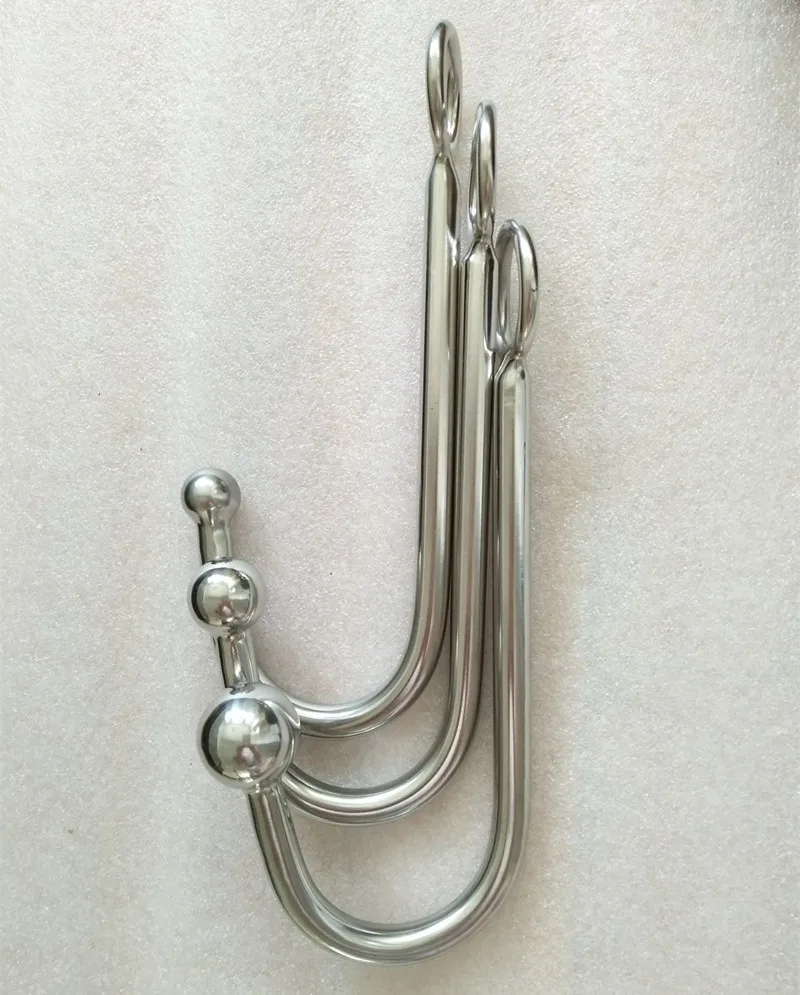304 Stainless Steel Metal Anal Hook Sex Toys for Woman Man Couple Butt Plug Ass Stopper BDSM Fetish Slave Bondage Ball | Красота и