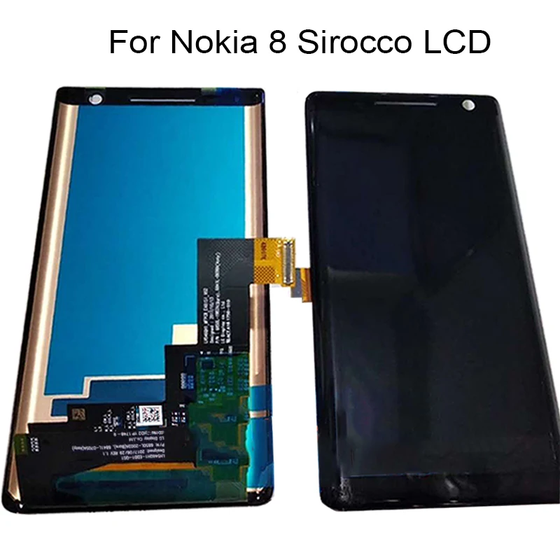 ЖК дисплей 5 дюйма для Nokia 8 Sirocco с сенсорным экраном и дигитайзером в сборе