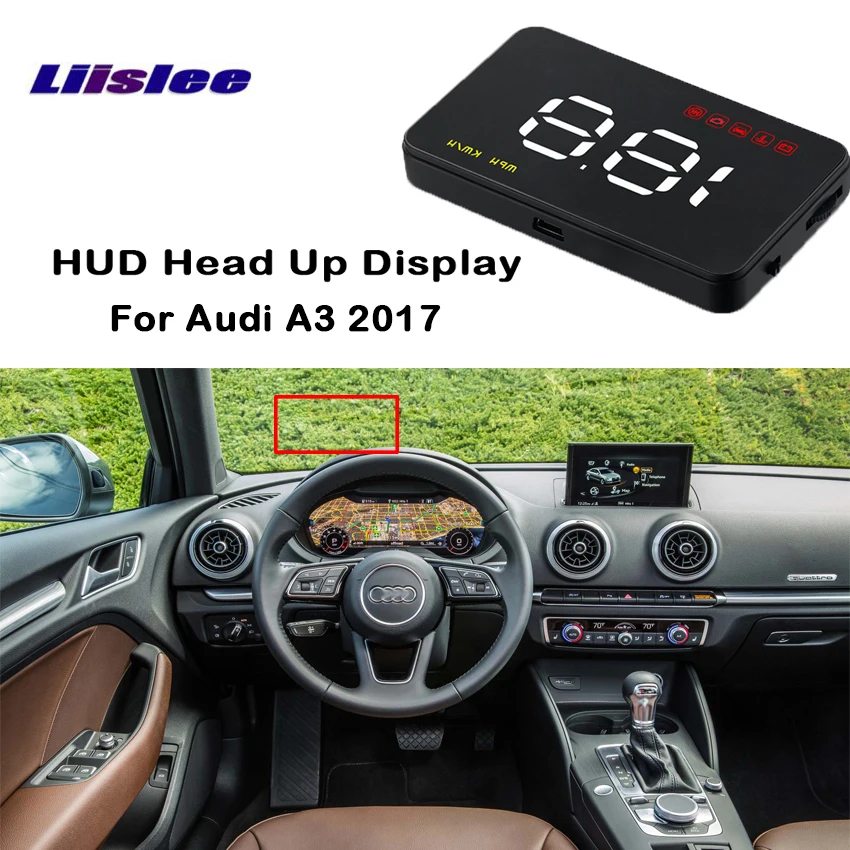 Liislee для Audi A3 2017 интеллектуальный дисплей с головками HUD Автомобильный навигация