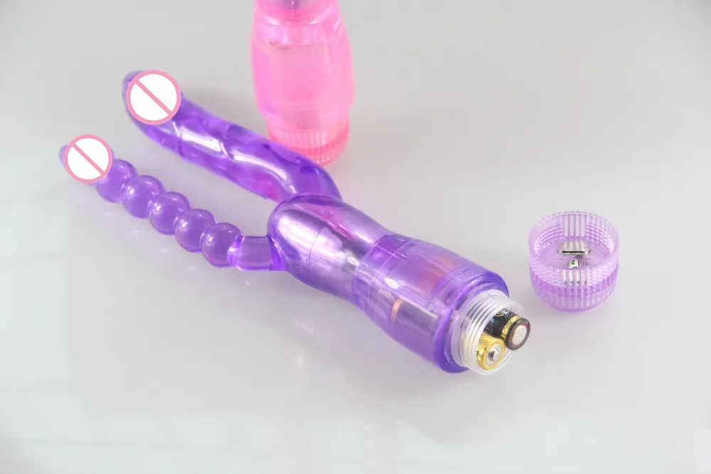 ORISSI кролик вибратор двойной Vibe Водонепроницаемый G Spot Вибраторы Секс товары для