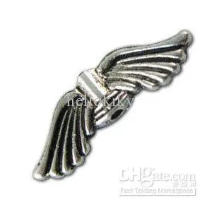 1500pcs Tibetan silver wings spacer beads A10821