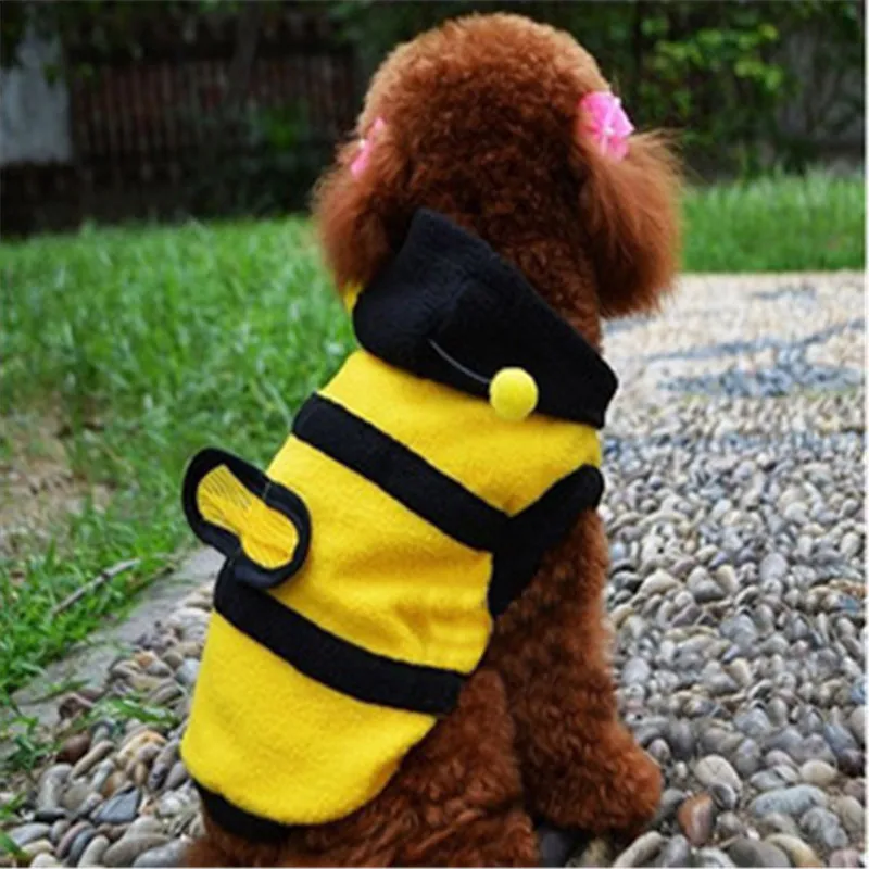 Roupa Cachorro Mascotas Para Perro Clothes Outfit Bee Dog Coat Puppy for Pet Fancy Apparel Hoodie Costume Cute Supplies | Дом и сад