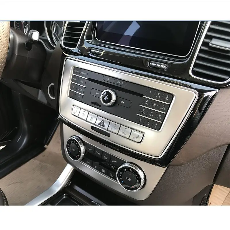 

Car Styling Car CD Panel Stickers Air Conditioning Switch Panel Trim Cover For Mercedes Benz ML X166 GLE Coupe C292 GLS Vehicle