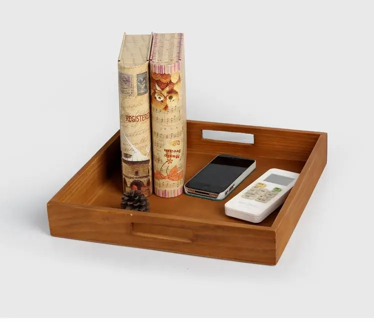 1 шт. деревянный поднос для еды сервировочный Макияж хранения фруктов тарелка