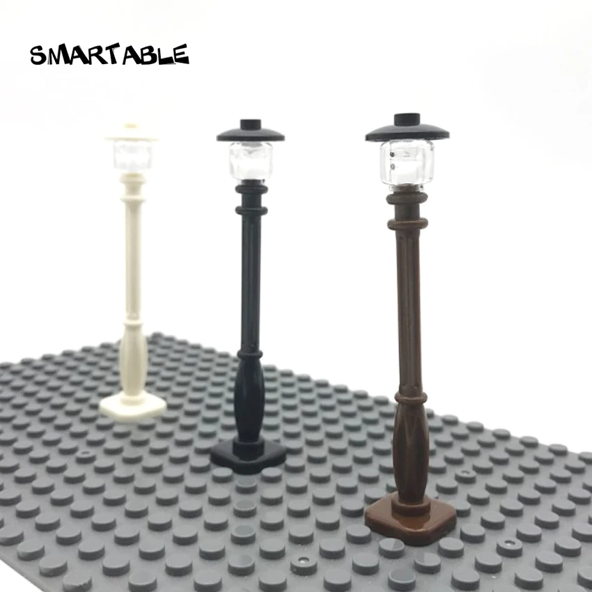 Уличная лампа Smartable MOC в стиле ретро с абажуром виде лампы детали для конструктора