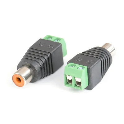 AV колонка проводной кабель для аудио Fe'male разъем RCA адаптер CCTV Камера|Кабели VGA| |