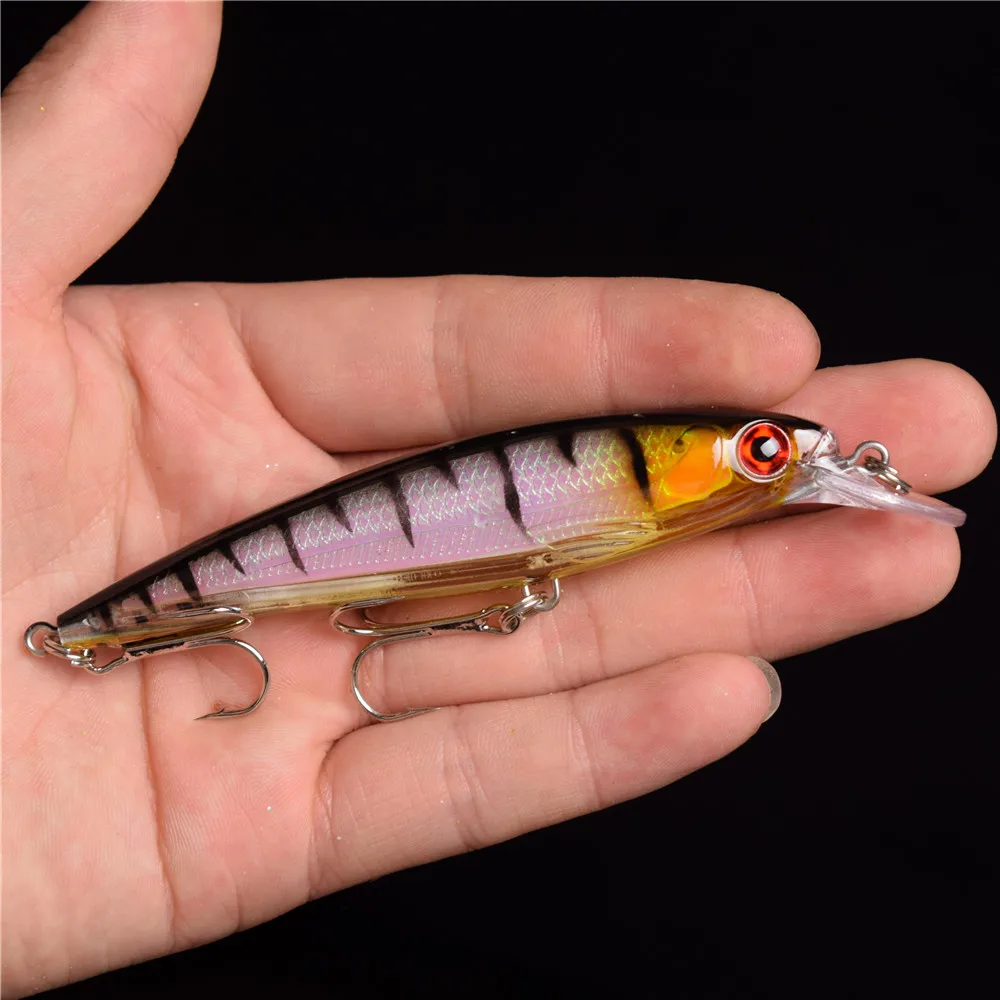 1 шт. плавающая приманка для рыбной ловли гольян лазерная жесткая искусственная 3D