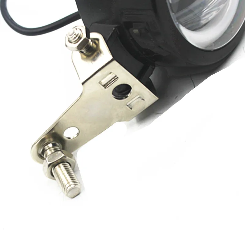 Universal 20W LED Work Lights Round Spot Driving Fog Lamp Headlight Offroad Motorcycle ATV Old School Bobber Street bike |