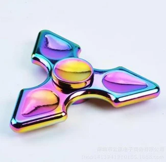 jiaojiaoasnye Спиннер с верхним пальцем, игрушка-Непоседа, Радужный металлический подшипник, крутые Спиннеры-Спиннеры, ручной Радужный Спиннер-Спиннер, Спиннеры-фиджет, игрушка-фокус - Цвет: jiaojiaoasnye