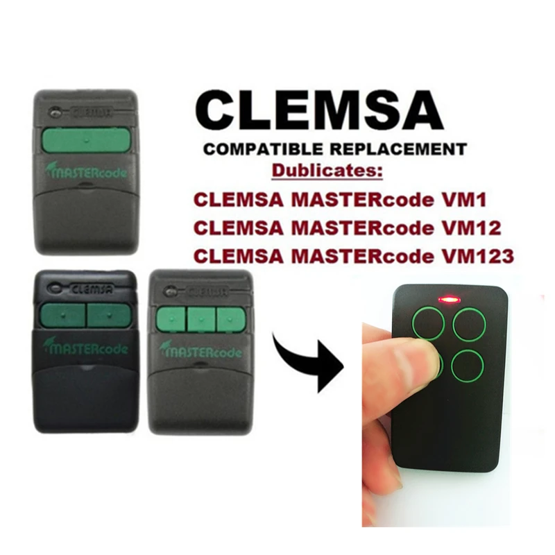 1x Бесплатная доставка MANDO DE GARAJE Совместимость CLEMSA MASTERCODE MV-1 MV-12 MV1 MV12 | Электроника