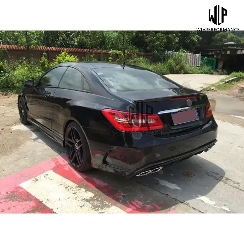 W207 C207 E260 Coupe FRP Неокрашенный комплект кузова автомобиля передний и задний бампер