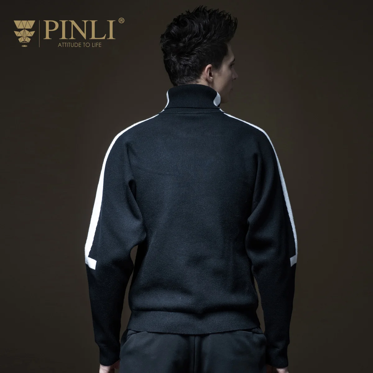 Agasalho Masculino вязаный свитер Pinli продукция сделанная осенью новый мужской тонкий с