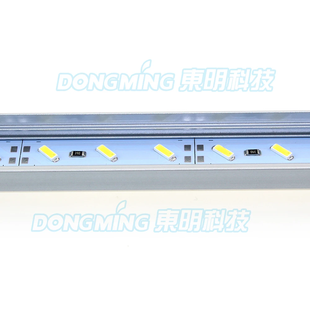 Алюминиевый V Профиль 6020 LED бар свет DC 12V 36 светодиодов 50 см luces полоса для