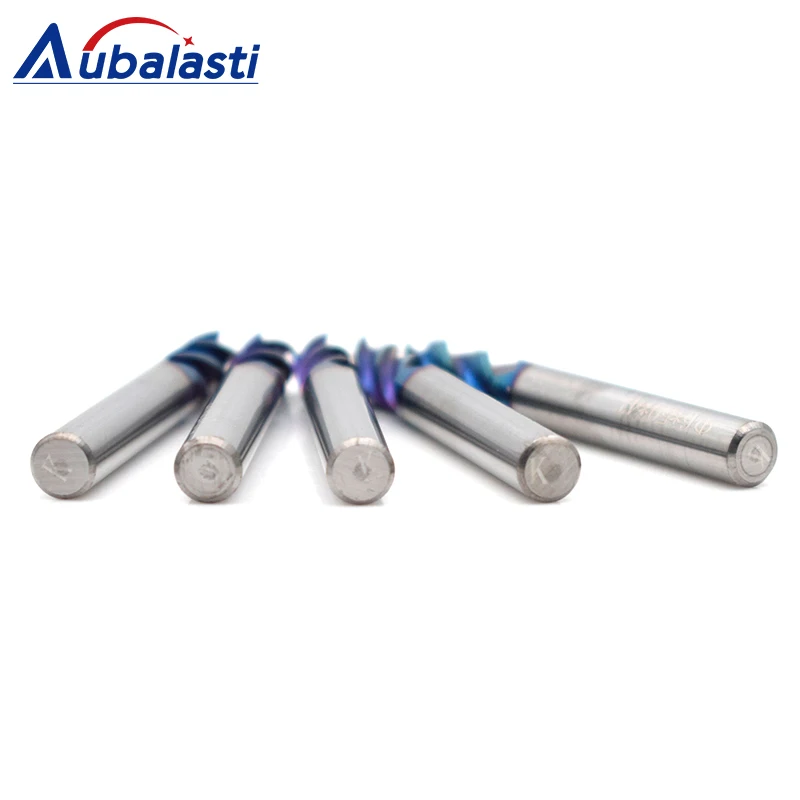 Aubalasti HRC65 4 флейты твердосплавная Концевая фреза фрезерный станок с ЧПУ фрезы Инструменты ЧПУ резцы для фрезы для резки металла