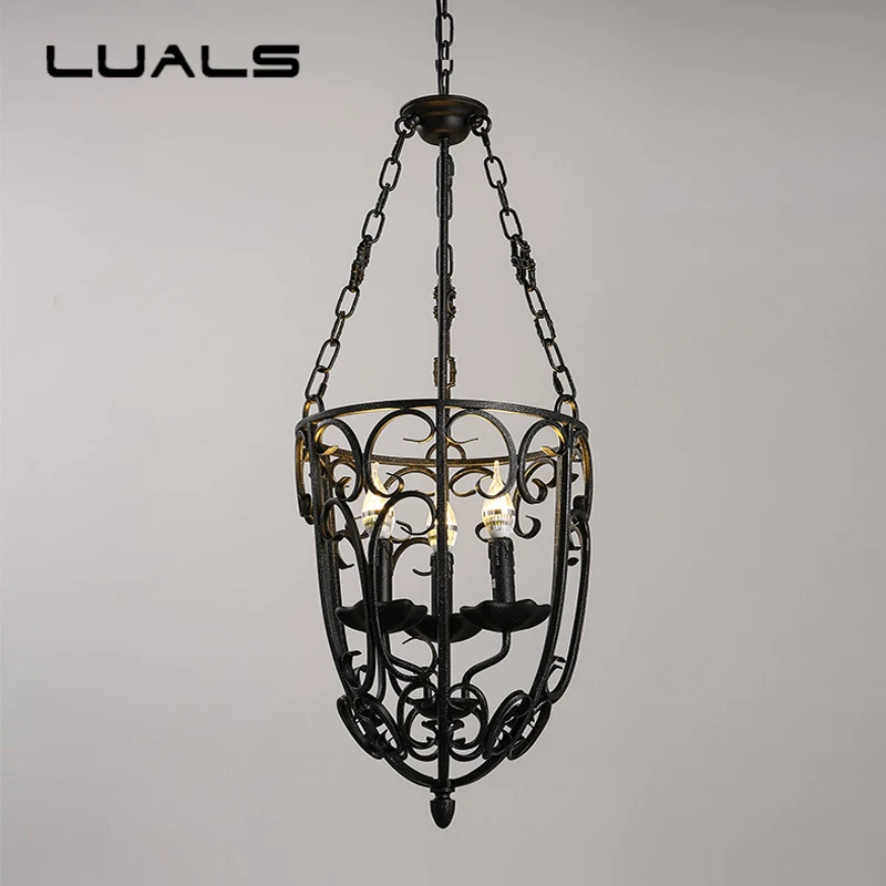 Американский Сельский стиль подвесные светильники Лофт винтажный подвесной