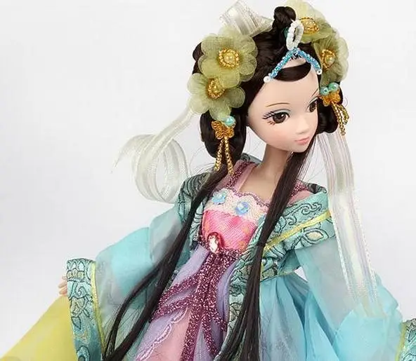 29 см кукольные куклы для девочек Китайская традиционная кукла игрушки детские