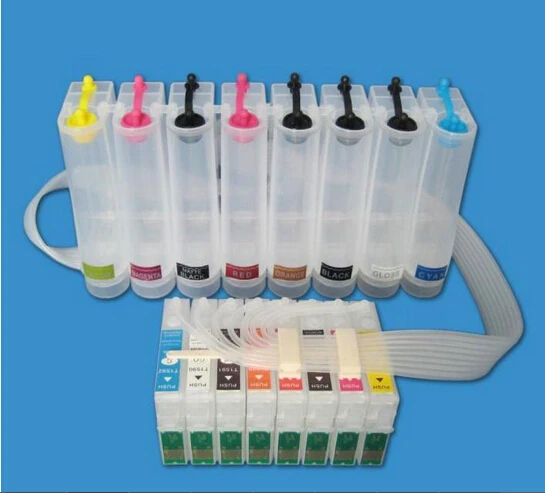 Система непрерывной подачи чернил для EPSON R2000 фото СНПЧ СНГ пустой Запчасти