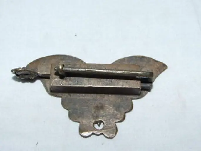 7 6 см */редкая старая латунная скульптура в Китае может использовать замок