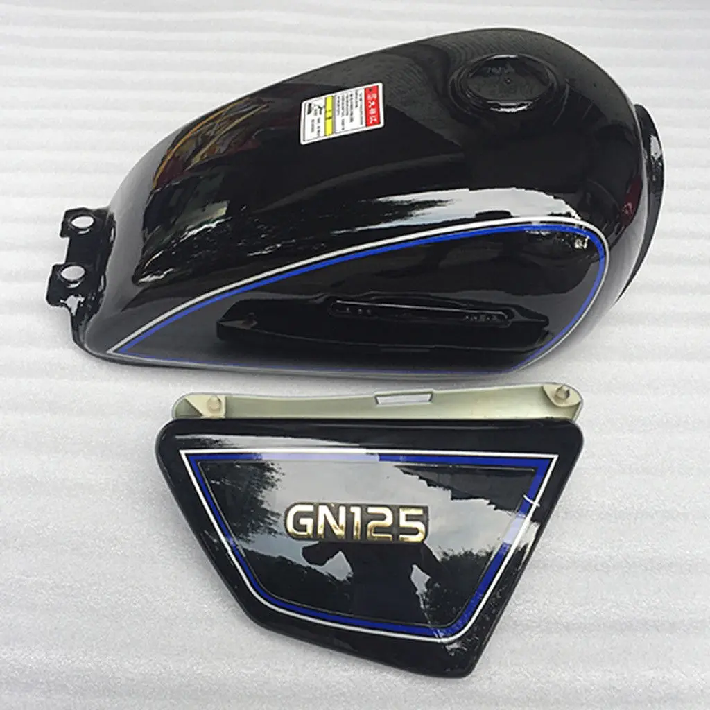 Мотоцикл Винтаж 9L Кафе Racer бак топливный для SUZUKI GN125 HJ125 8|Топливный бак| |