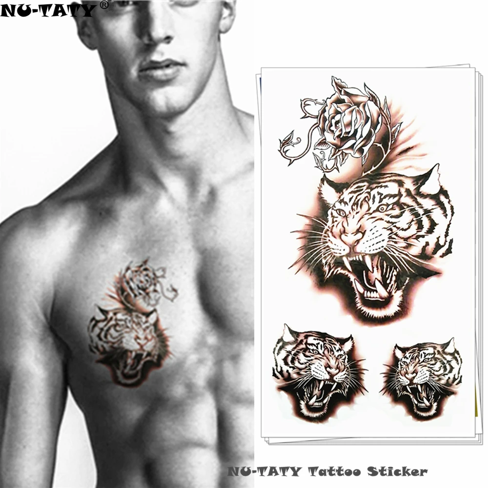 Временная татуировка Nu-TATY Rage Tiger Growl боди-арт наклейка на руку с флеш-татуировкой s