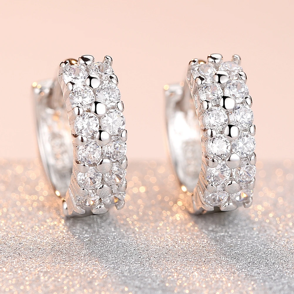 Модные ювелирные изделия роскошные серебряные серьги для женщин Серебряные