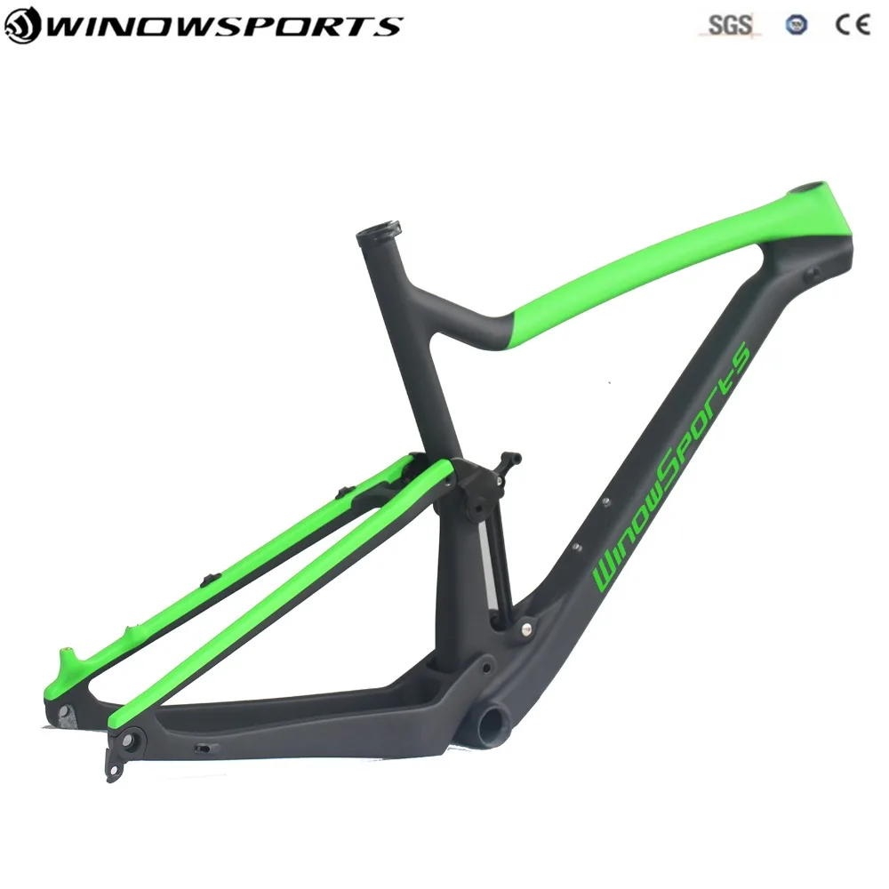 Карбоновая рама 29er mtb с полной подвеской XC для горного велосипеда карбоновая