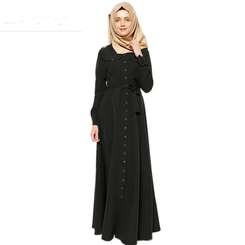XL 7XL плюс Размеры взрослых Повседневное Зингель грудью халат мусульманин