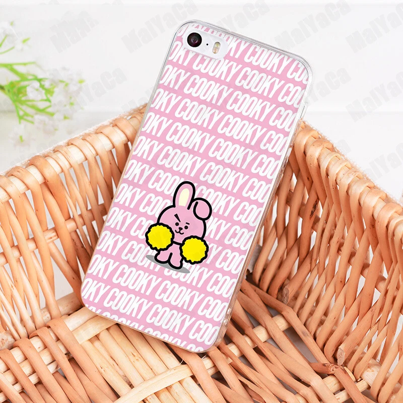 Laumans BTS BT21 Coque основа чехол для телефона Apple iPhone 8 7 6 S Plus X 5 5S SE 5C 4 4S