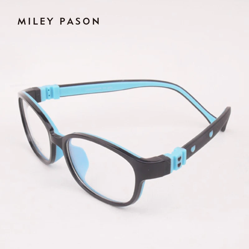 Детские пластиковые ультралегкие гибкие очки TR90 детские из мягкого силикагеля с