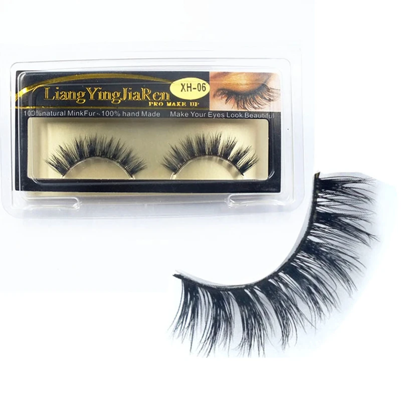 YOKPN мягкие удобные норковые накладные ресницы для сцены Банкетный макияж