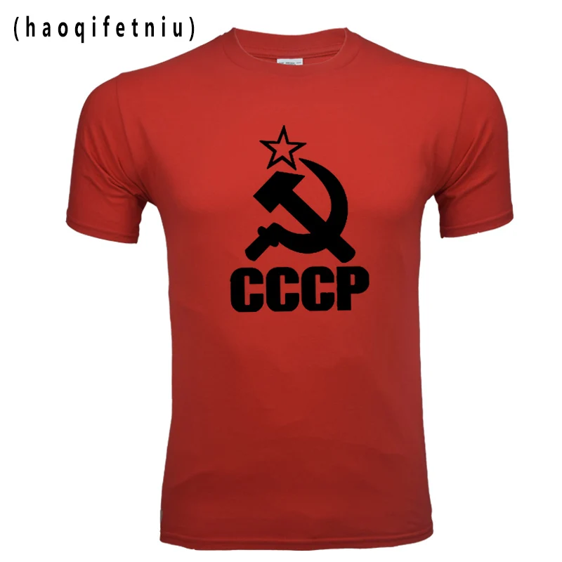 Former Soviet union T-shirt male former defender short sleeve comfortable shirt | Мужская одежда