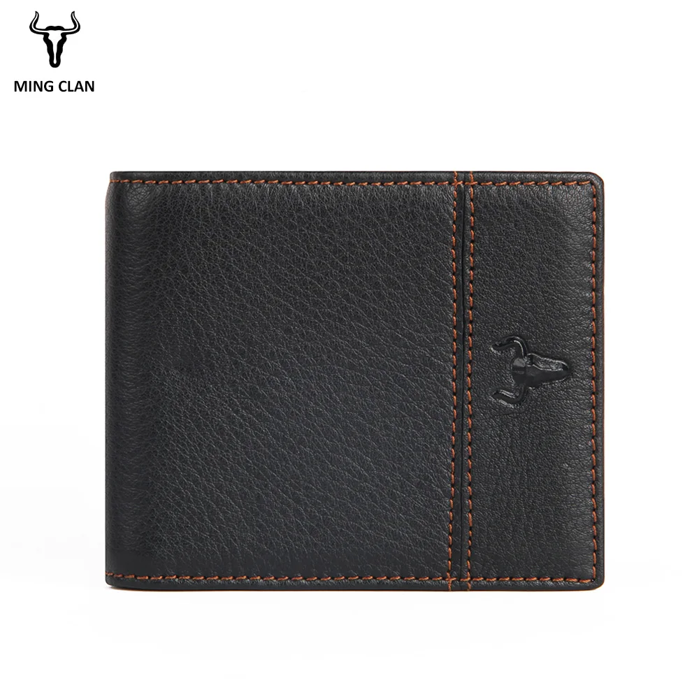 Mingclan Slim Wallet Men Wallets Small Money Purse Wallet Credit Card Holder Design Dollar Price Male Coin Bag Zipper Bag Pocket