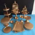 50 шт./лот 10 дюймов круглый торт картонная коробка для торта креативный Золотой Нижний Кронштейн