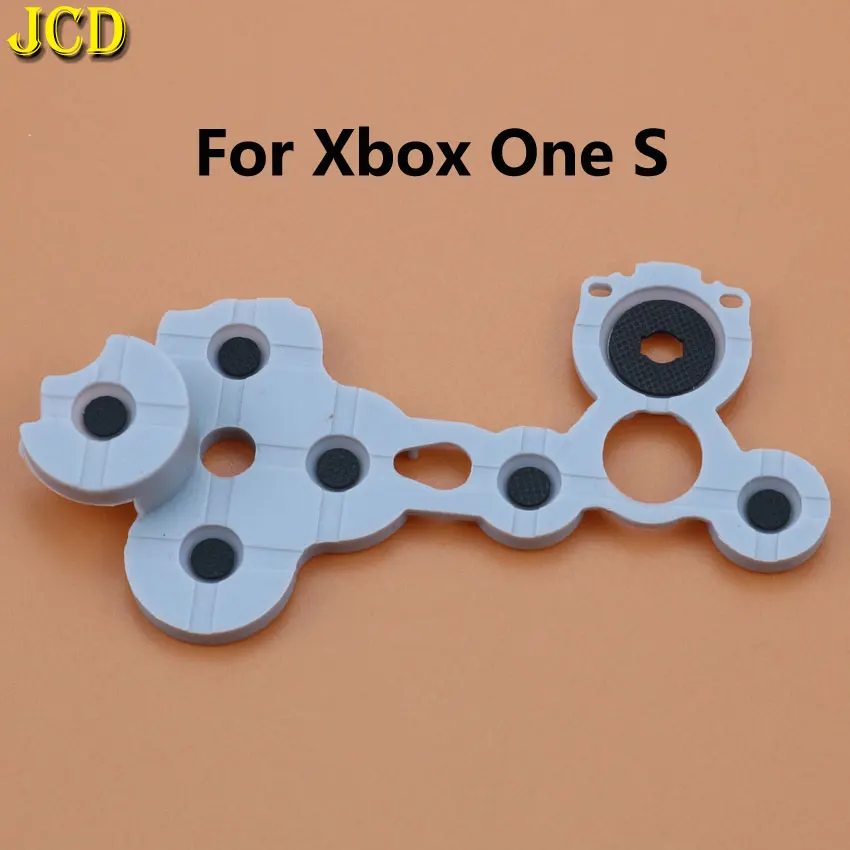 JCD 1 шт. цвет серый оригинальная стандартная резиновая кнопка для MicroSoft Xbox One XboxOne S