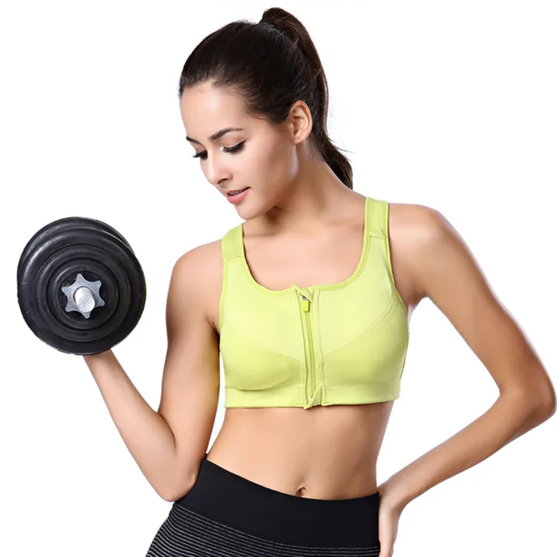 Женский бюстгальтер для фитнеса без косточек бюстгальтеры на молнии