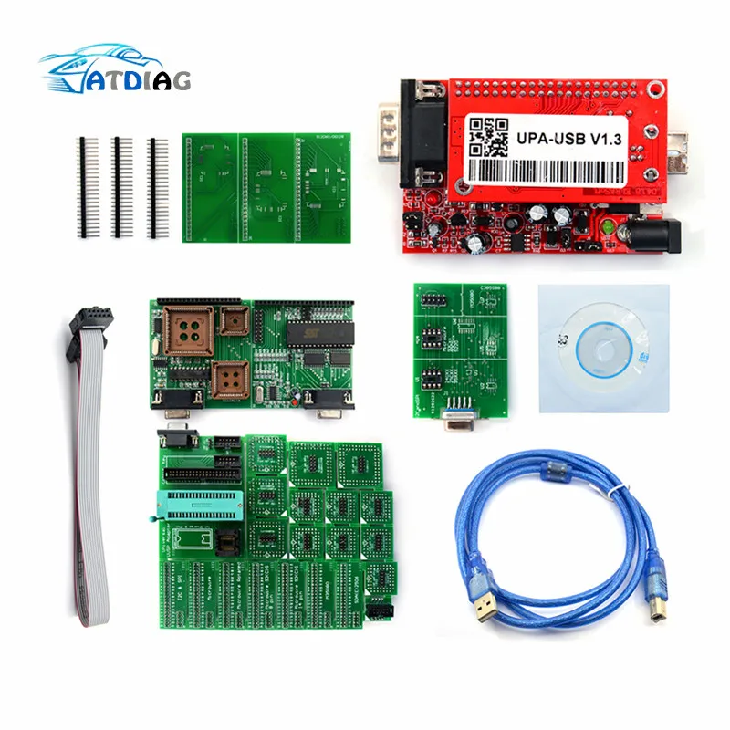 Good quality UPA UPA Usb Programmer Ecu UPA-USB ECU Programmer UPA USB V1.3 With Full Adapter with free shipping