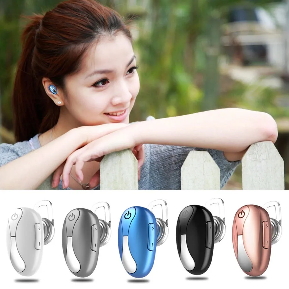 K17 мини bluetooth гарнитура беспроводные стерео наушники в ухо с микрофоном