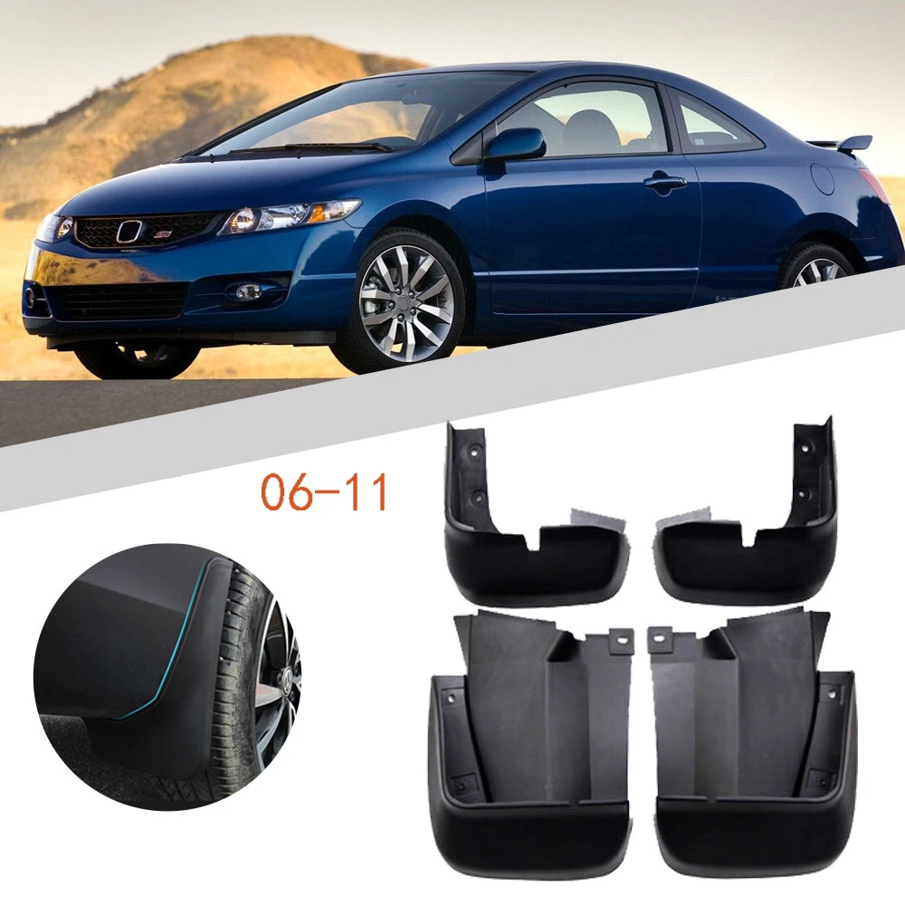 Брызговики для Honda Civic 2006 2011 передние и задние брызговики от грязи МОДЕЛЬ 2007 2008 2009