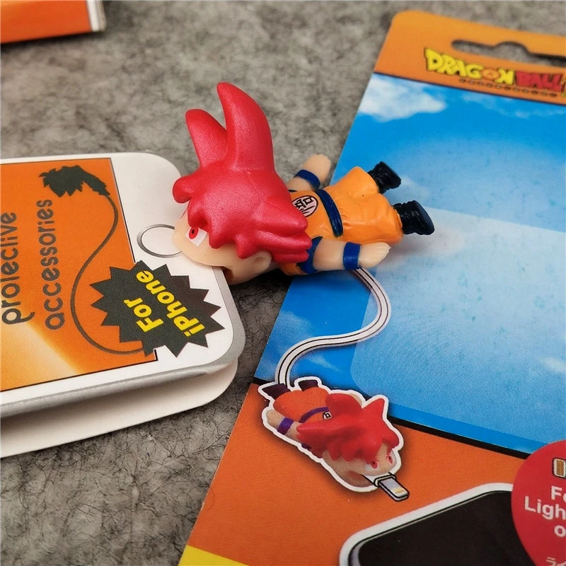 TOY145-5 Мультфильм Dragon Ball кабель укус аниме мультфильм фигурки кабель укус животное кабель Защита для IPhone игрушки Забавный персонаж-TOY145-1 - Цвет: TOY145-5
