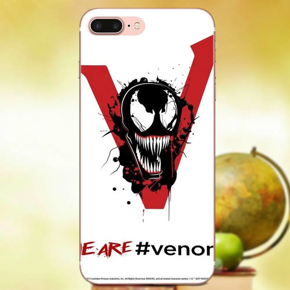 Мягкий Роскошный чехол для Xiaomi Mi3 Mi4 Mi4C Mi4i Mi5 Mi 5S 5X 6 6X 8 SE A1 Max Mix 2 Note 3 4 New Marvel Venom