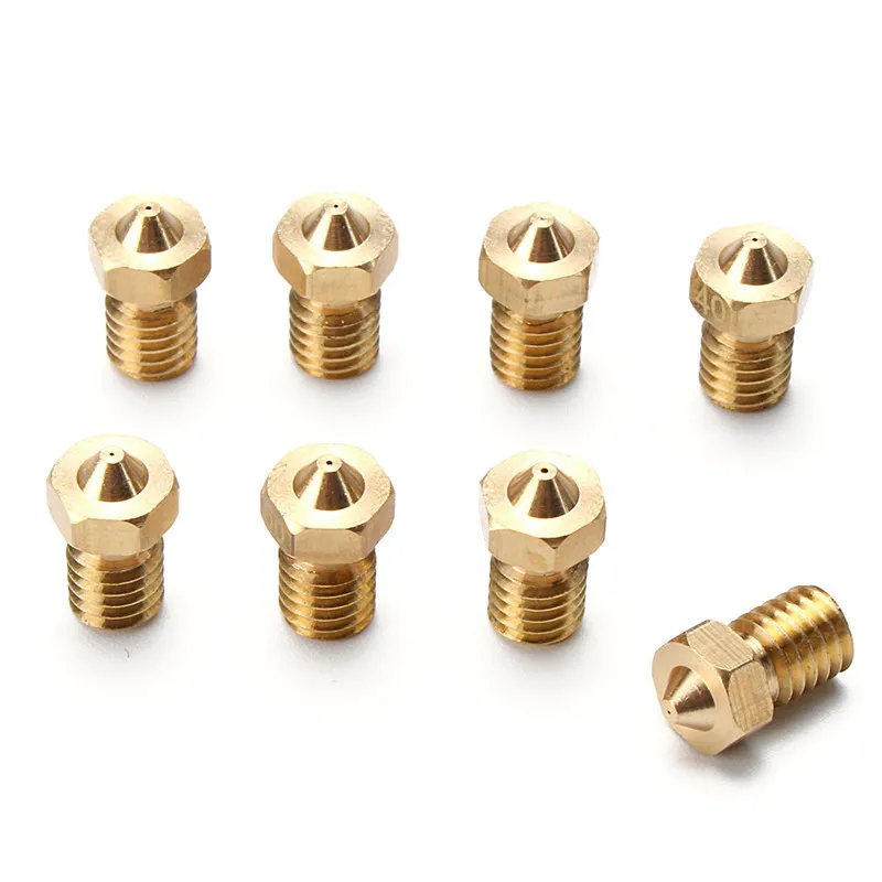 8 шт./лот 3D насадка J-head для нити 1 75 V6 Hotend экструдер Reprap отверстия принтера 0 2 мм 3 4 5 |