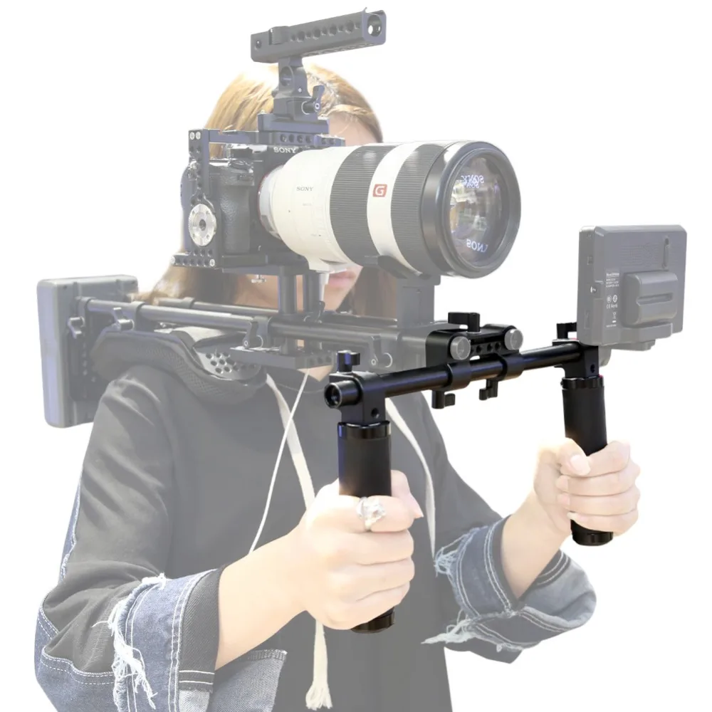 Наплечная рукоятка NICEYRIG для DSLR камеры рельсовый Риг 15 мм камеры|Клетки камер| |