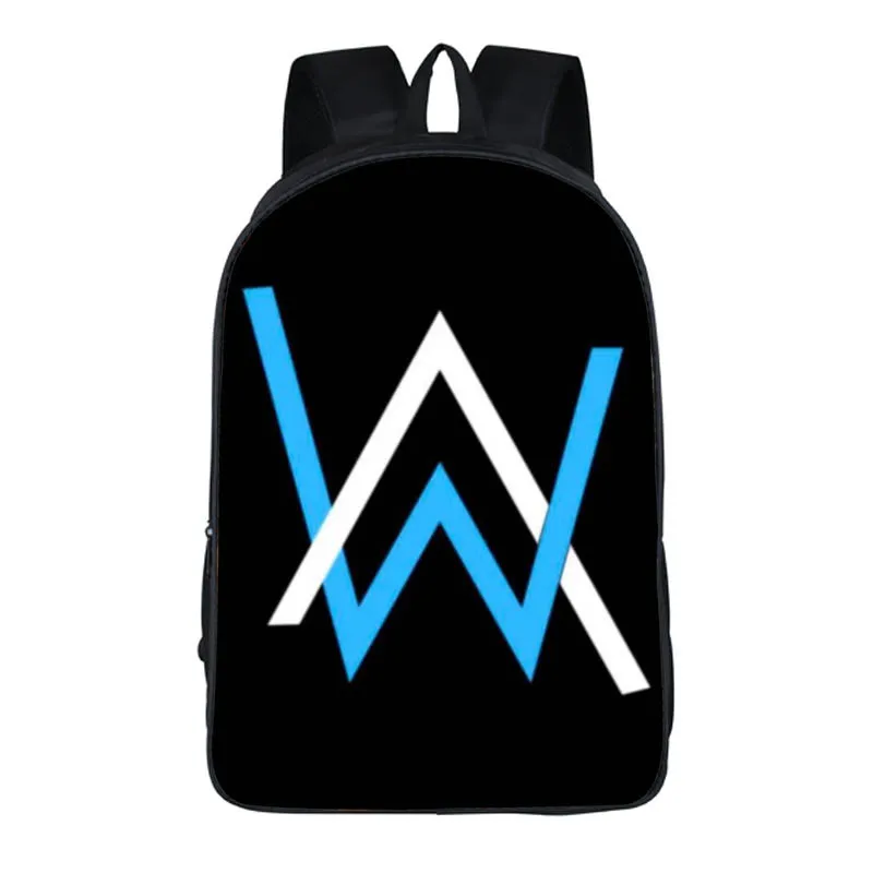 2019 Новый выцветший рюкзак Alan Walker брезентовый подростковый косплей модная