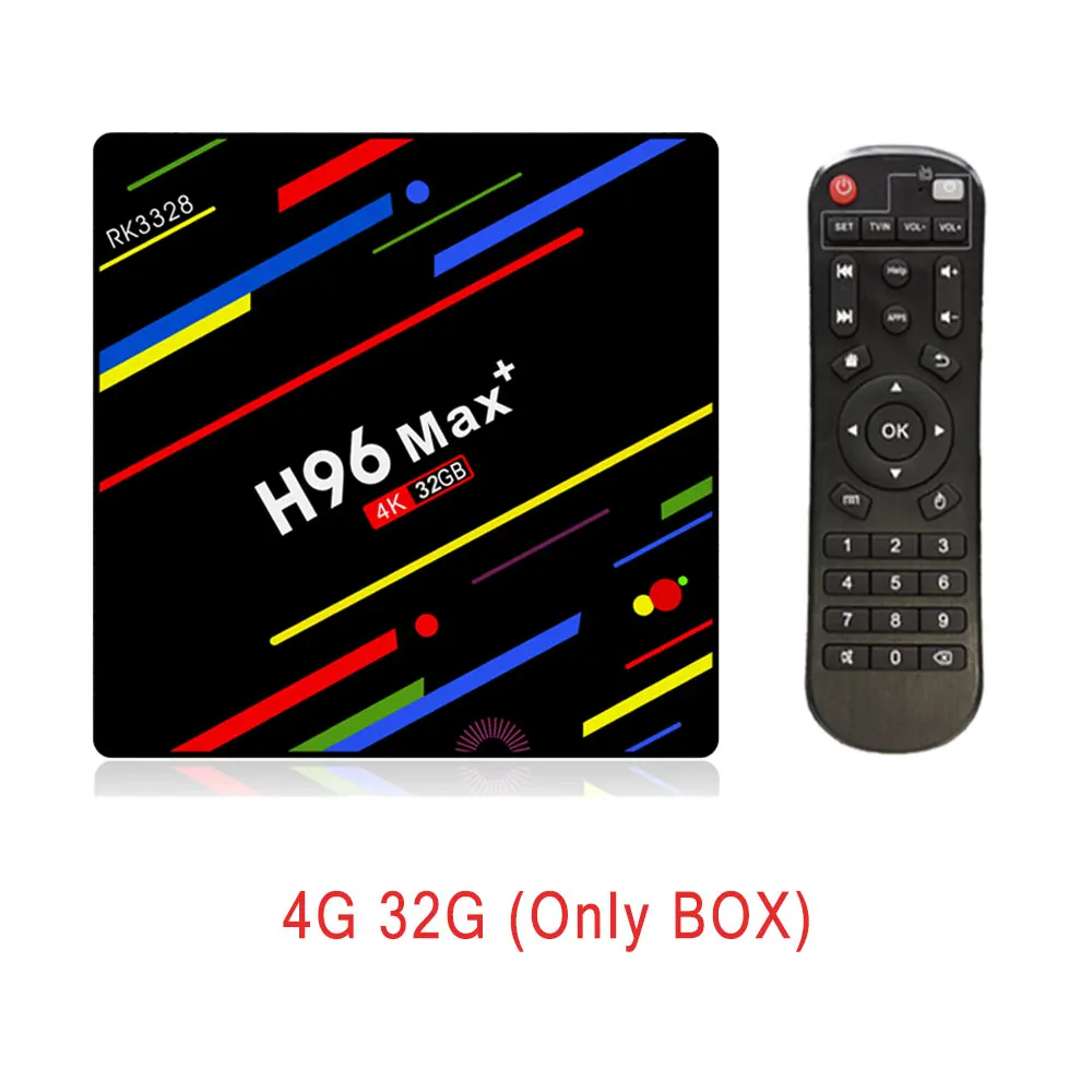 4G 32G EStgoSZ H96 MAX Plus Android 9,0 smart tv Box 4 Гб ОЗУ 64 Гб ПЗУ телеприставка RK3328 2,4G/5G Wifi 4K H.265 4 ГБ 32 ГБ медиаплеер - Цвет: 4G 32G